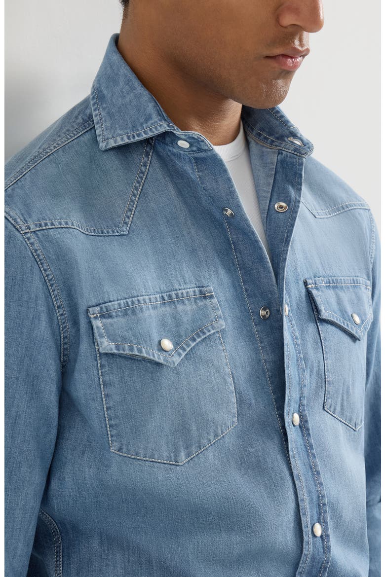 Easy fit shirt, Alternate, color, Light Denim