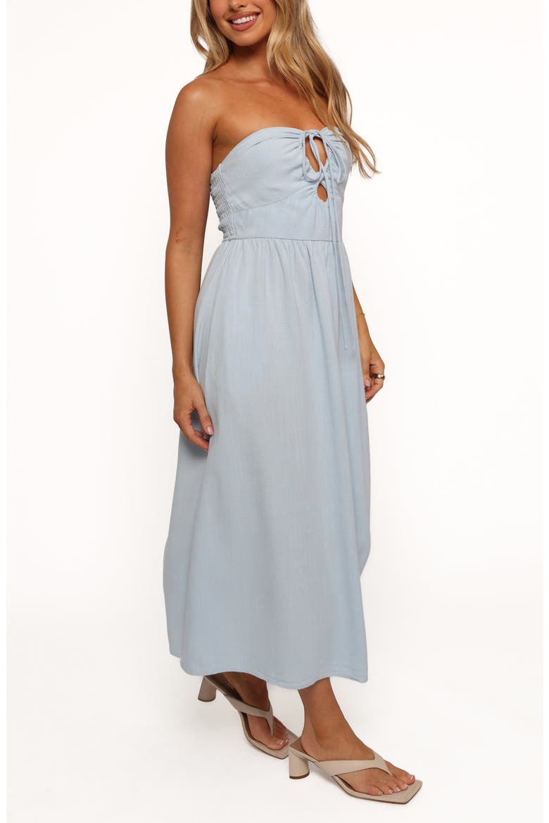 Tanner Linen Maxi Dress, Alternate, color, LIGHT BLUE
