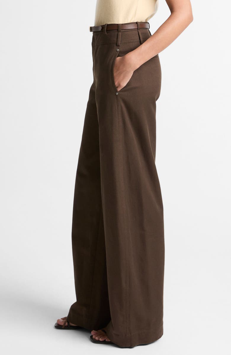 Vince Cotton Utility Wide Leg Pants, Alternate, color, Willow