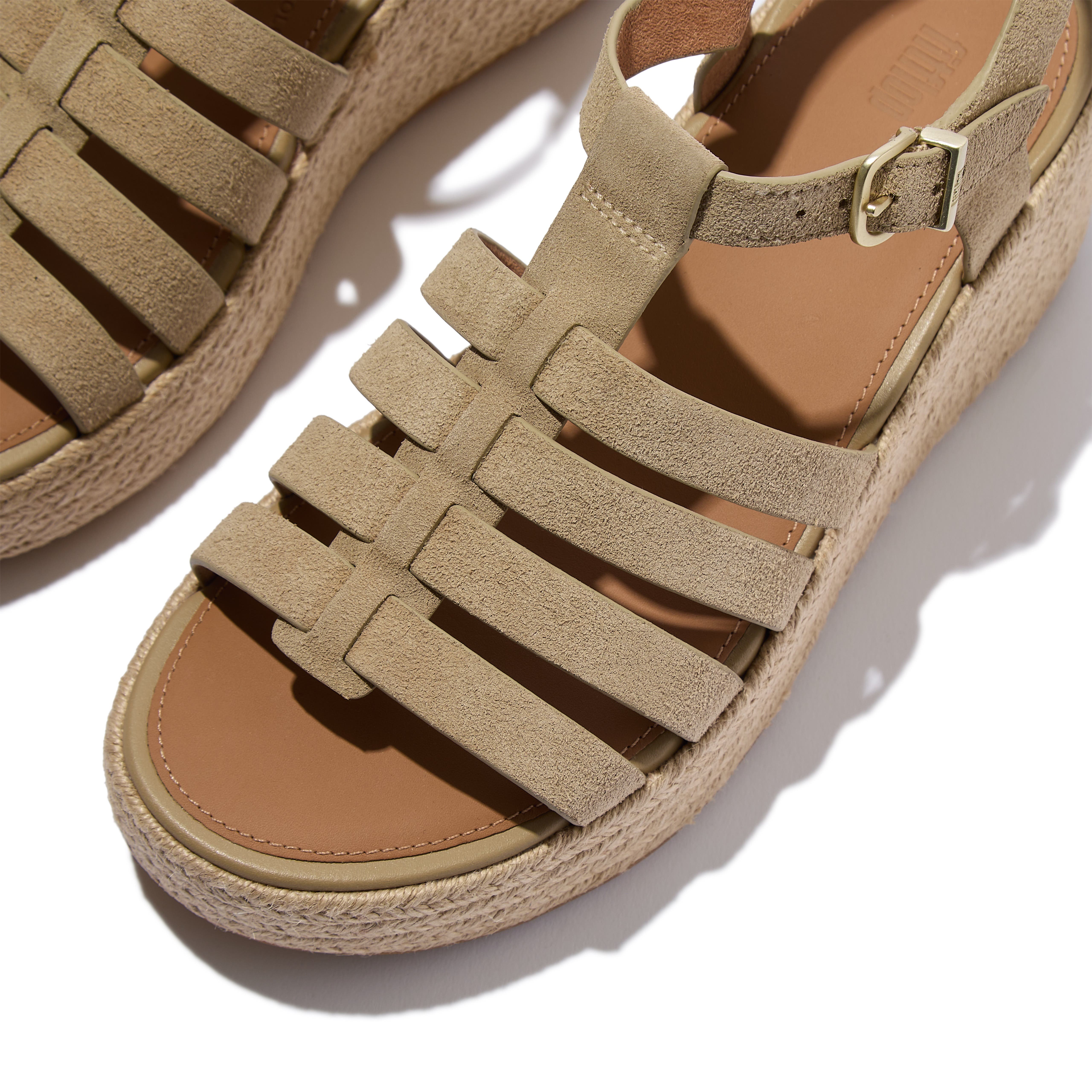 FitFlop Platfforms Espadr. Fisherman, Alternate, color, Cappuccino