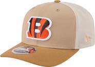 New Era Men's New Era Light Beige Cincinnati Bengals Two-Tone Trucker 9SEVENTY Adjustable Hat