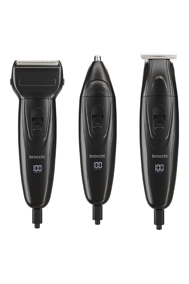 3-in-1 Grooming Set, Alternate, color, BLACK