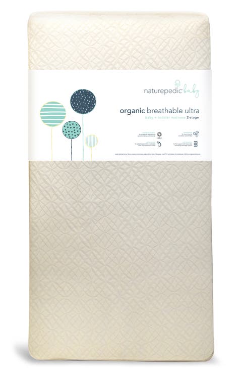 Organic Ultra Breathable Innerspring 2-Stage Baby Crib Mattress
