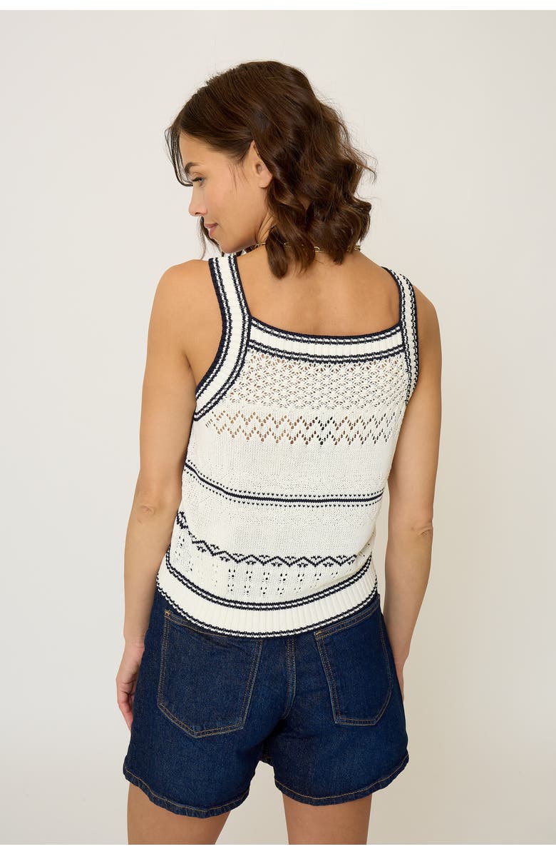 Central Park West Emanuel Nautical Stripe Tank, Alternate, color, 