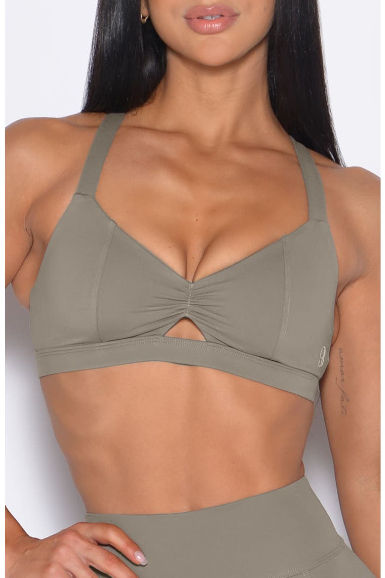 Sweetheart Sports Bra, Main, color, Stone