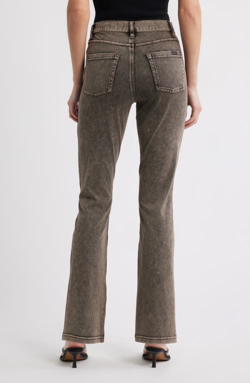 Hue Baby Bootcut Denim Leggings In Brown
