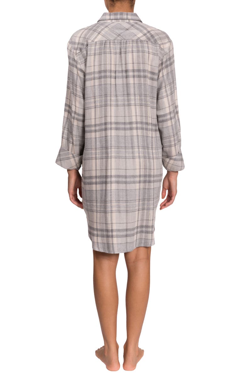 Everyday Ritual Metallic Boyfriend Shirt, Alternate, color,