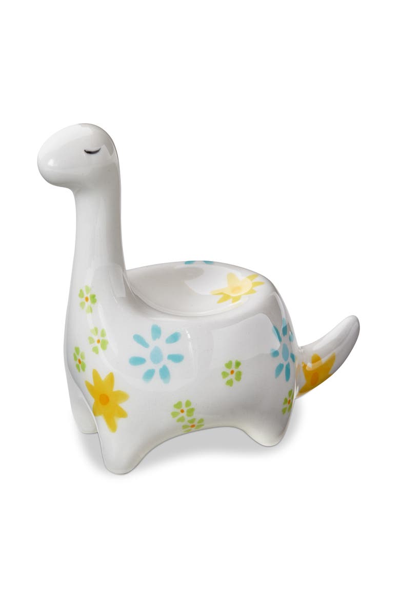 Dino Ring Holder Multi Earthenware Everyday, Main, color, White