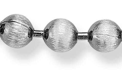 Yield Of Men Oxidized Sterling Silver Ball Chain Bracelet In Metallic