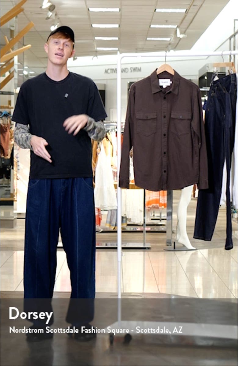 Denim Snap-Up Shirt, sales video thumbnail