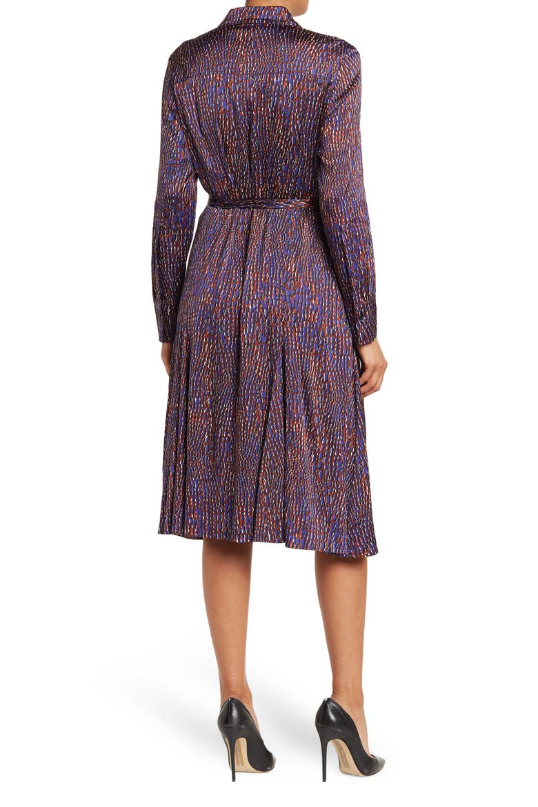 HUGO BOSS Desra Long Sleeve Dress, Alternate, color, OPEN MISCELLANEOUS