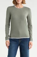 Splendid Double Layer Long Sleeve T-Shirt