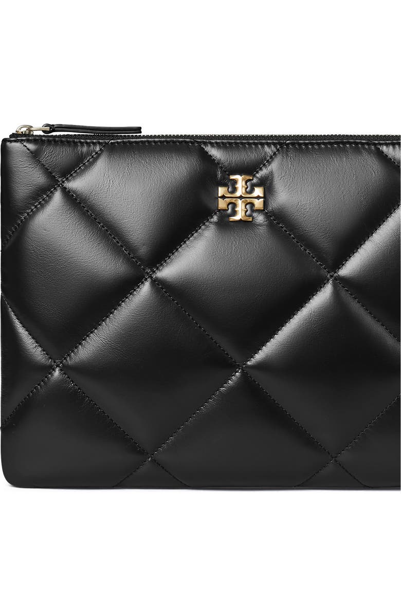 Tory Burch Kira Diamond Quilted Leather Pouch, Alternate, color,