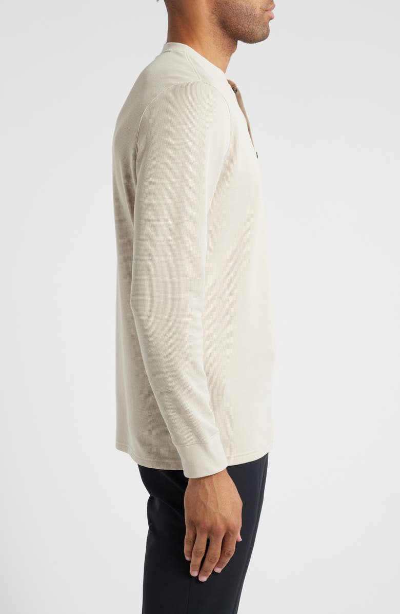 Mizzen+Main Henderson Long Sleeve Henley, Alternate, color, Oyster Solid
