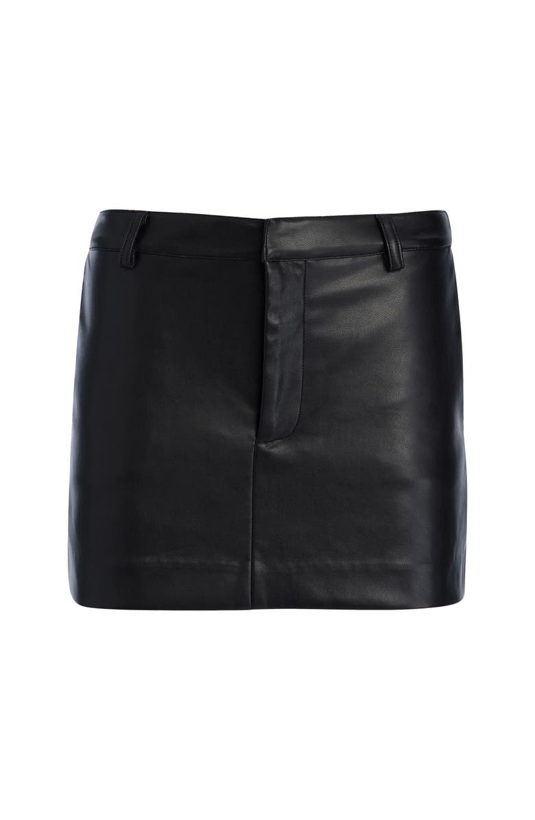 SER.O.YA Emilia Vegan Leather Mini Skirt, Alternate, color, 