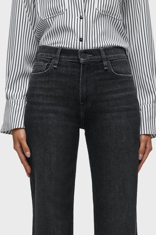 Hudson Jeans Remi High-rise Ankle W/ Wide Cuff In Black