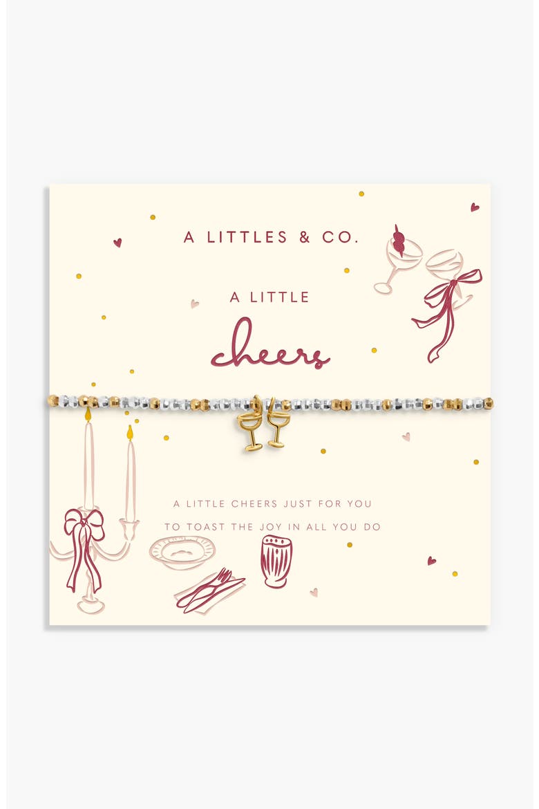 Little Stories 'Cheers' Bracelet, Main, color, Mixed