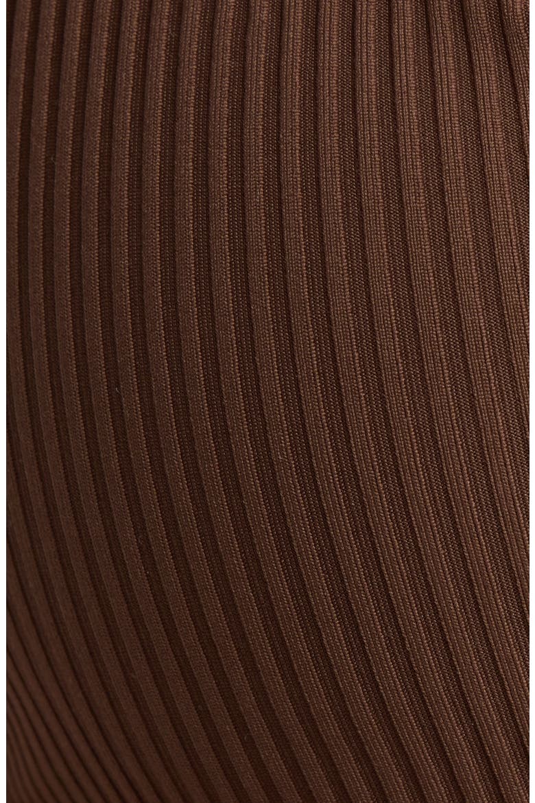 Bree Rib Bikini Top, Alternate, color, CHESTNUT BROWN / ORCHID PINK