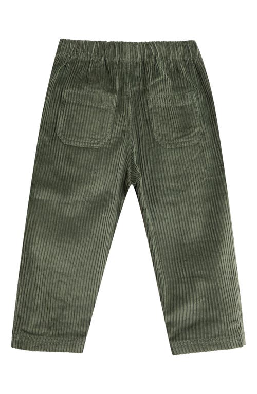 Jojo Maman Bébé Jojo Maman Bebe Cotton Corduroy Drawstring Pants In Gray