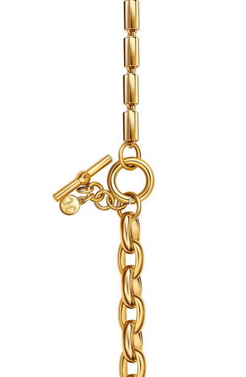 Christina Caruso Double Link Necklace In 14k Gold