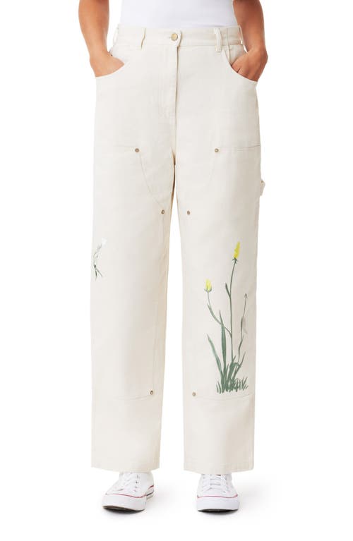 Scotch & Soda Raine High Waist Wide Leg Jeans In Soft Ice