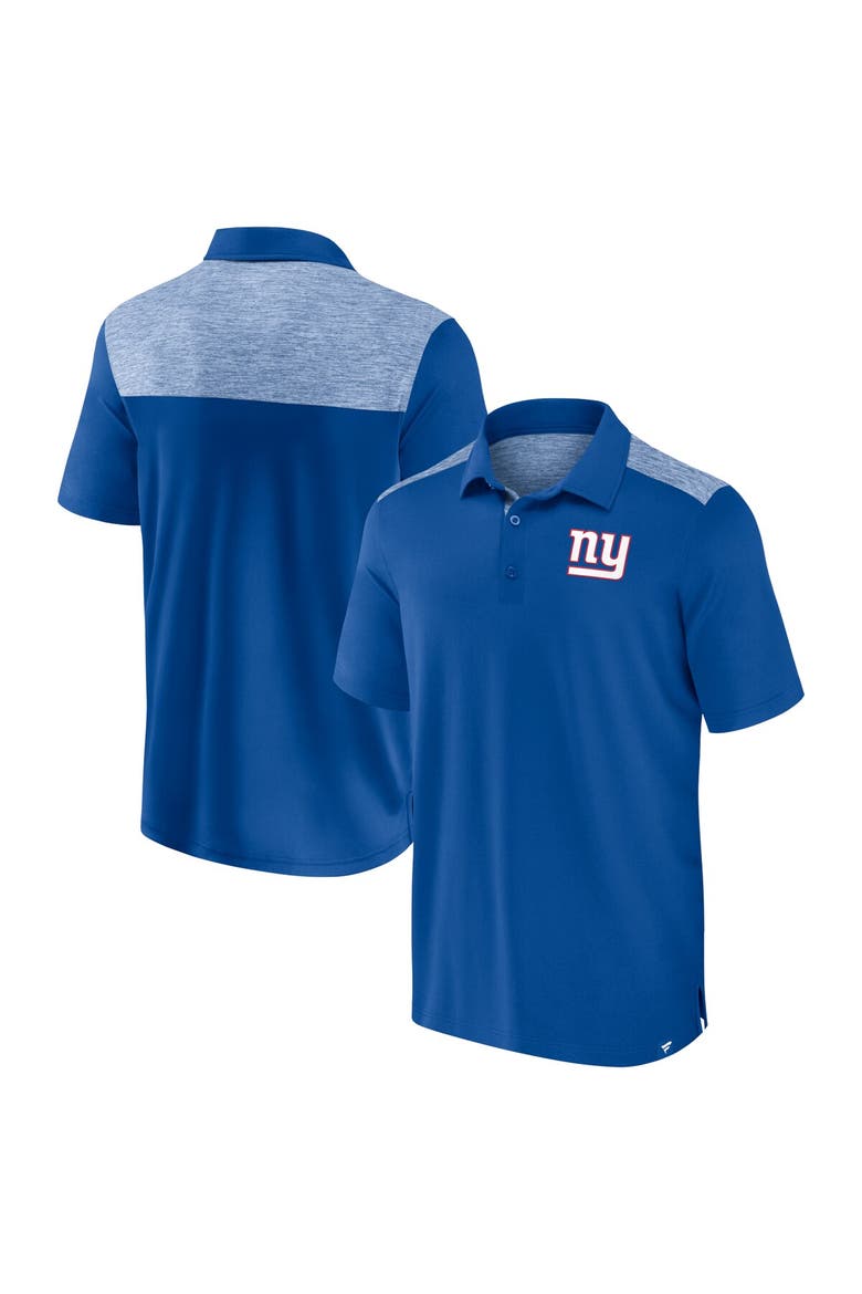 Men's Fanatics Royal New York Giants Long Shot Polo, Main, color, Royal
