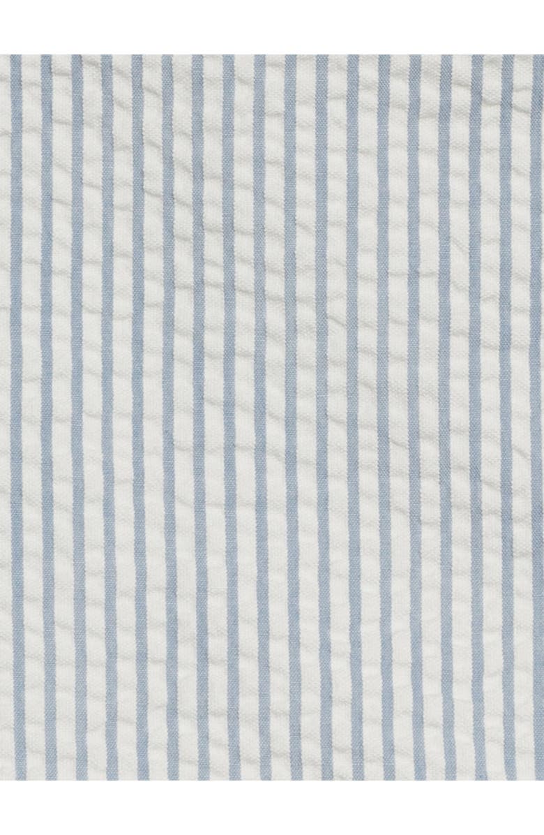 Colroed Organics Organic Landon Seersucker Button Down, Alternate, color, Shore Stripe/Sea