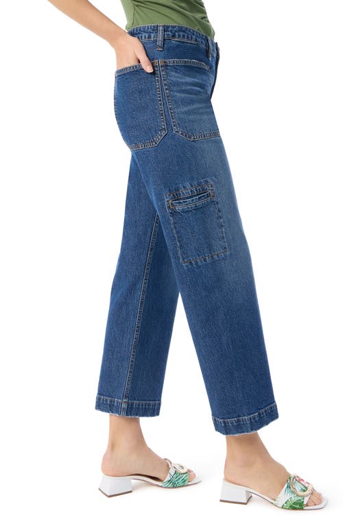 Do By Dee Ocleppo Noemi Patch Pocket Ankle Straight Leg Jeans In Blue