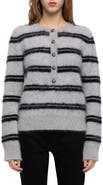 Zadig & Voltaire Mandala Striped Cashmere Sweater