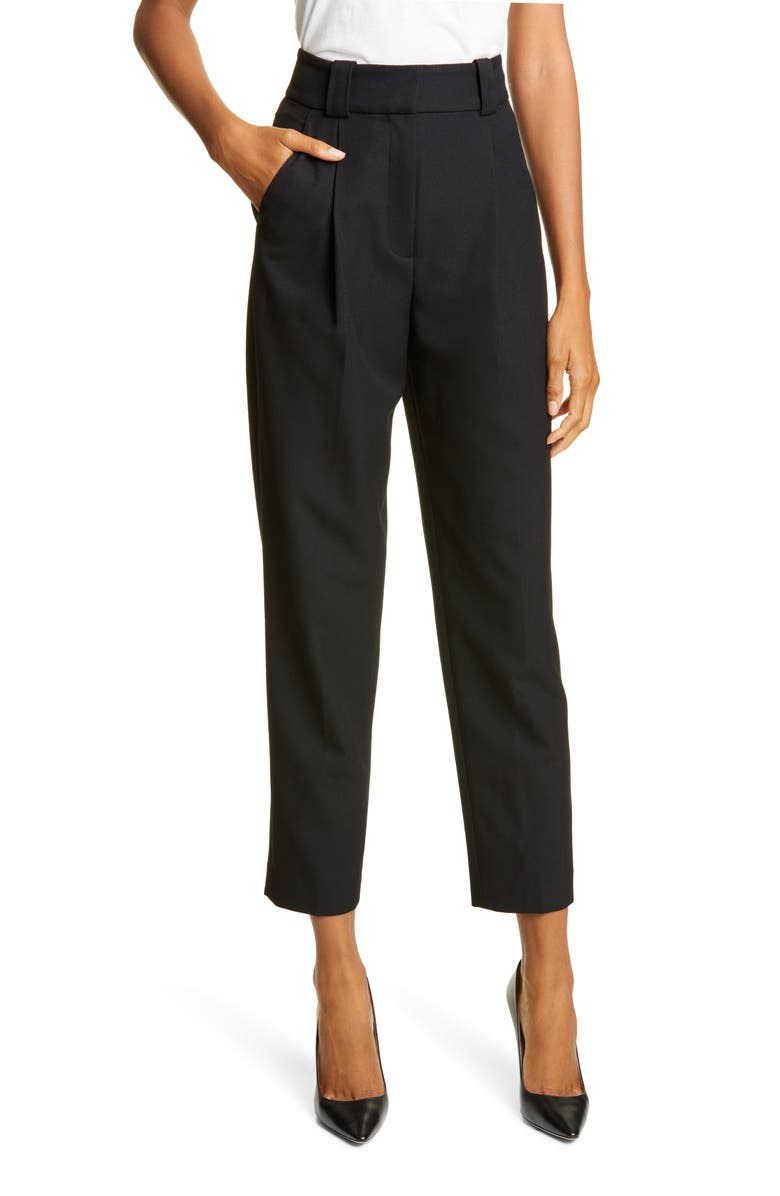 A.L.C. Colin Pleated Tapered Pants, Main, color,