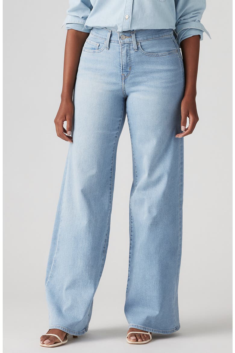 318 Shaping Wide Leg Jeans, Alternate, color, TALL GLASS OF WATER