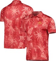 COLOSSEUM Men's Colosseum Cardinal Iowa State Cyclones Palms Team Polo