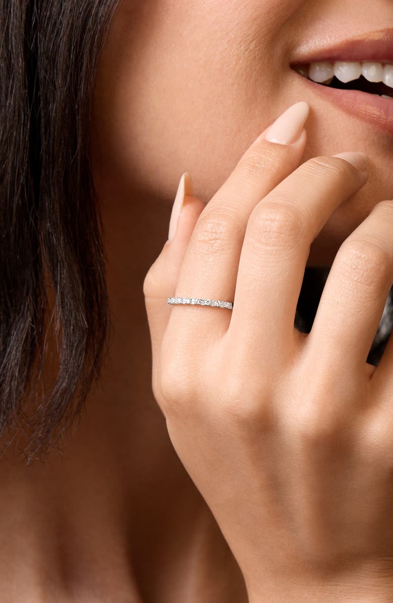 Bony Levy Mika 18K White Gold Diamond Stackable Ring, Alternate, color, 18K White Gold