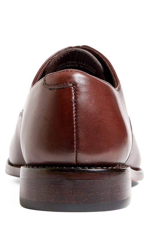 Anthony Veer Clinton Cap Toe Oxford In Chocolate Brown