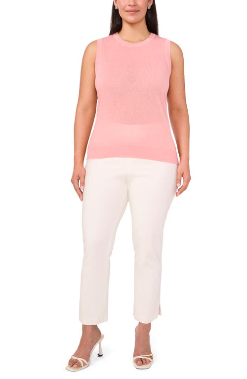 Halogen ® Crewneck Sleeveless Sweater In Pink
