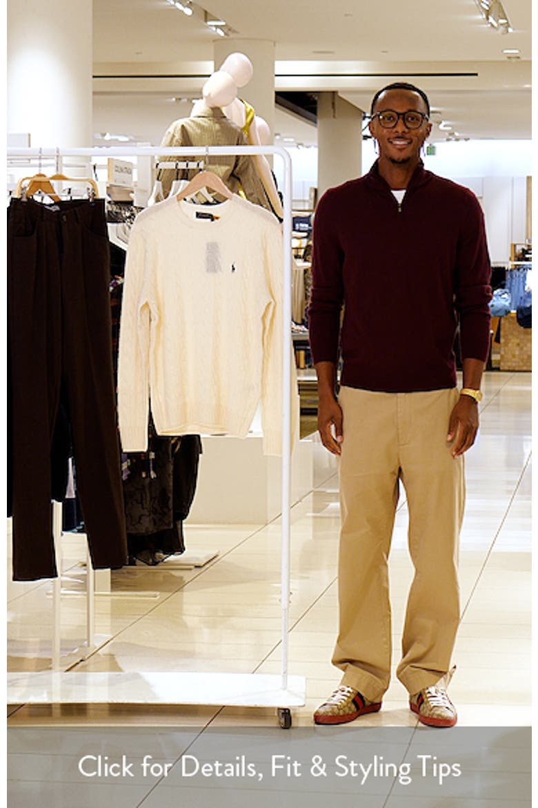Polo Ralph Lauren Wool & Cashmere Cable Knit Sweater (Men) | Nordstrom