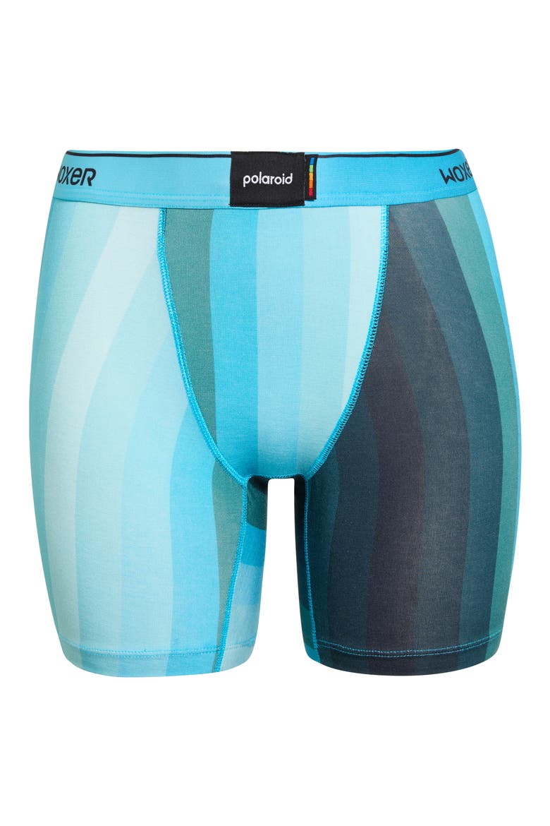 Baller High Rise Ultrasoft Boxer Briefs, Alternate, color, RECLAIMED BLUE STRIPE