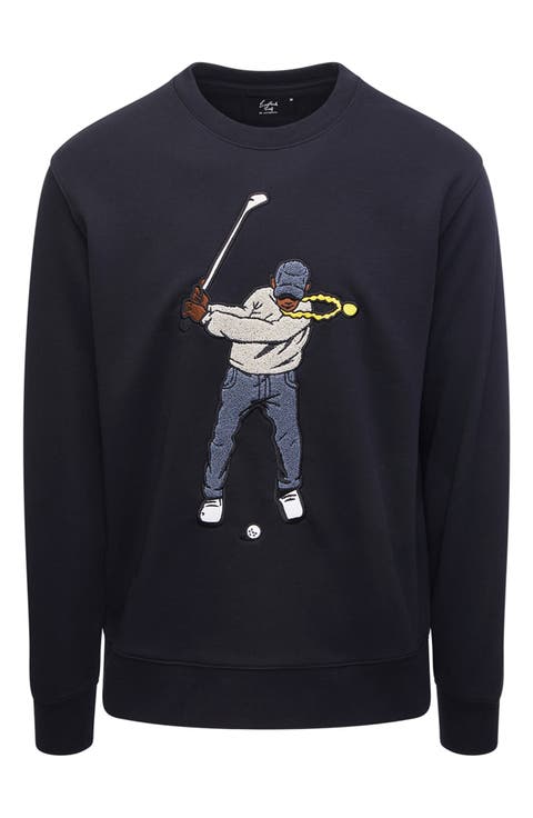 Core Embroidered Swingman Crewneck Sweatshirt