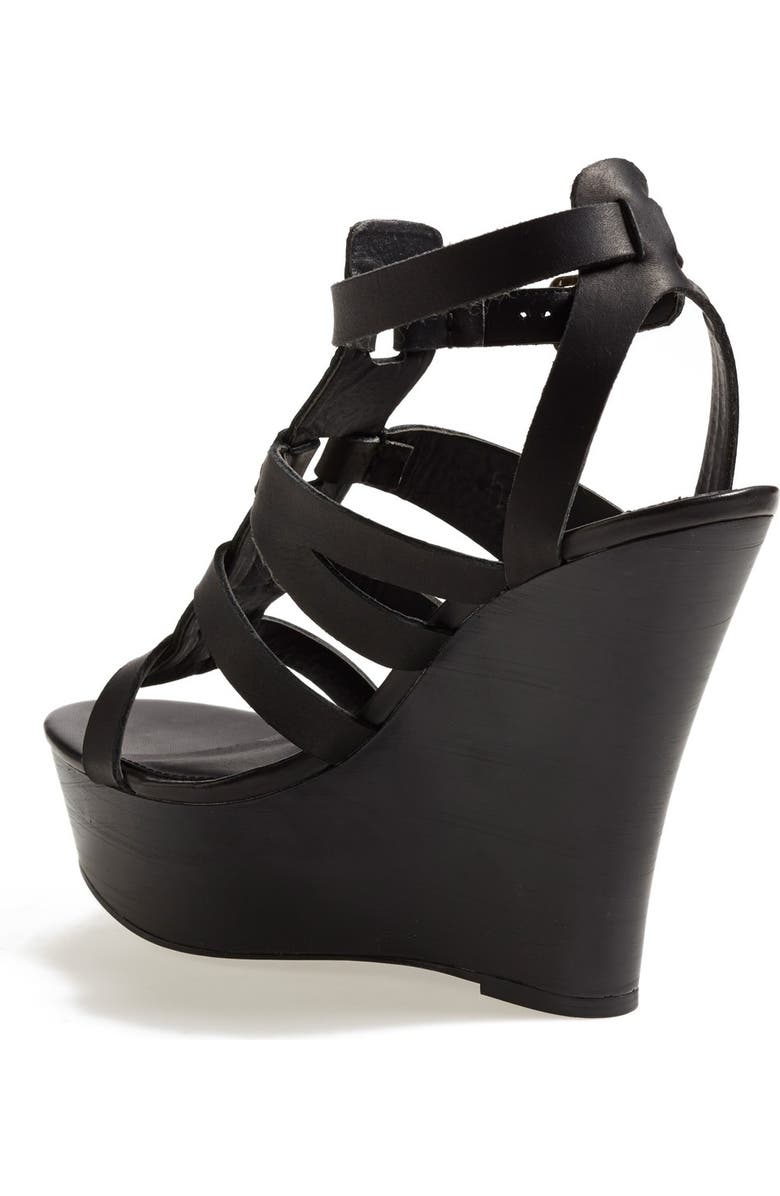 Steve Madden 'Winslet' Wooden Wedge Sandal, Alternate, color,