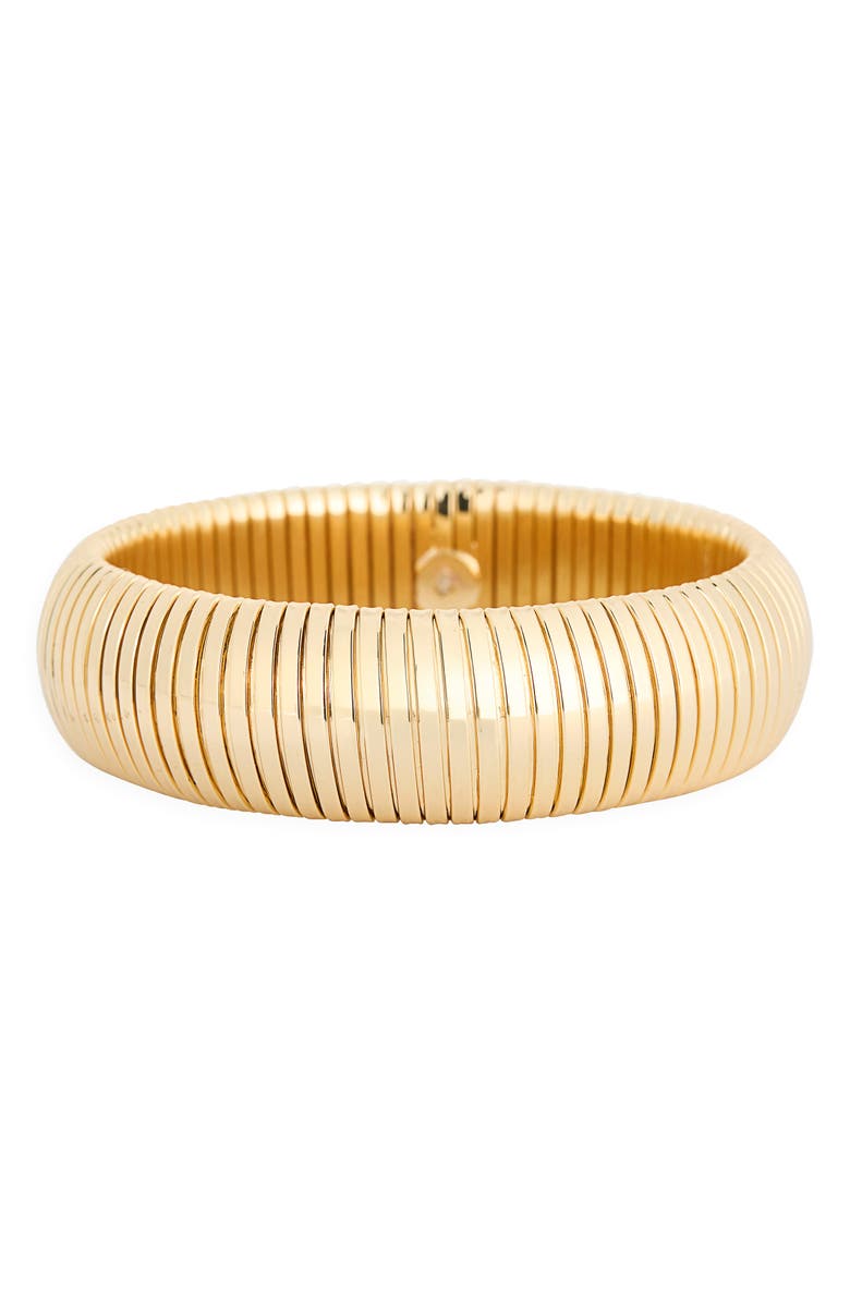 BaubleBar Stretch Bracelet, Main, color, Gold