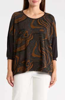 Boxy Print Top