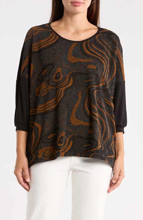Boxy Print Top