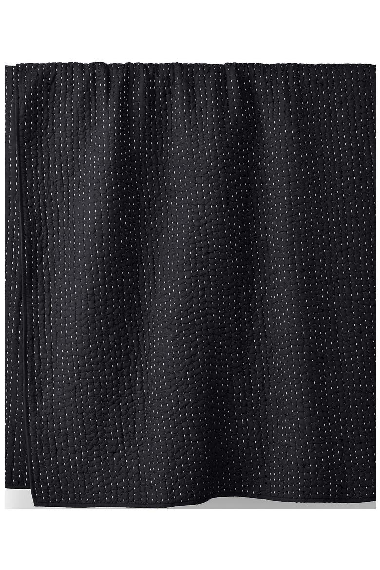 Seed Stitch Quilt, Alternate, color, Black Slate