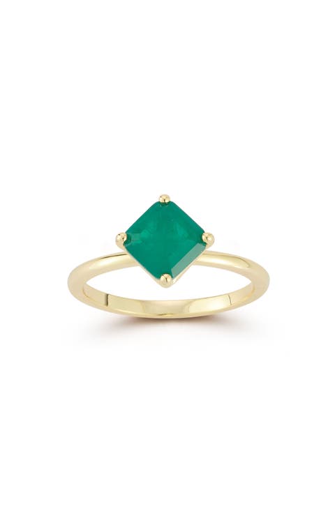 Princess Cut Cubic Zirconia Ring