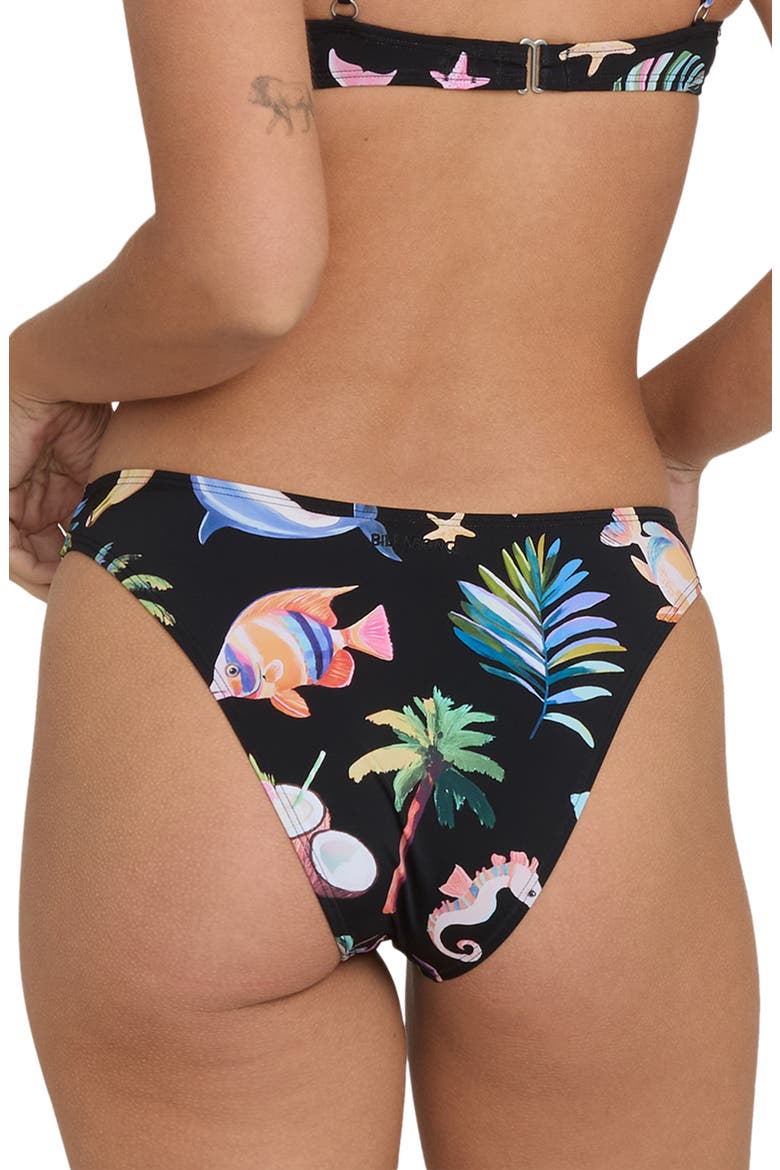 Party Wave Hike Bikini Bottoms, Alternate, color, BLACK PEBBLE