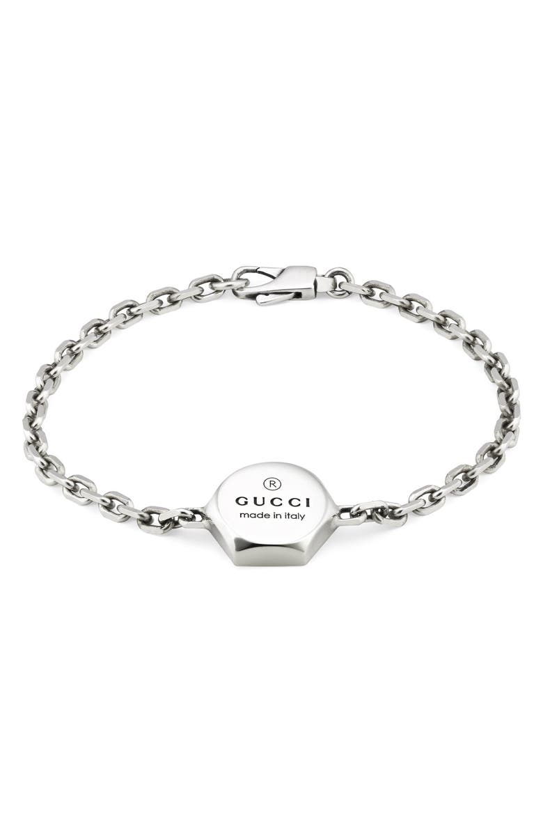 Gucci Trademark Chain Bracelet, Main, color,