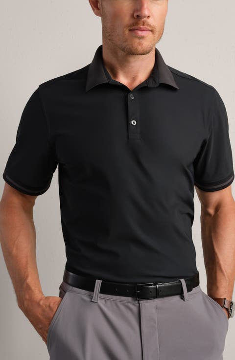 H BEAUTY＆YOUTH COTTON NYLON CORD POLO H BEAUTY＆YOUTH COTTON NYLON CORD POLO