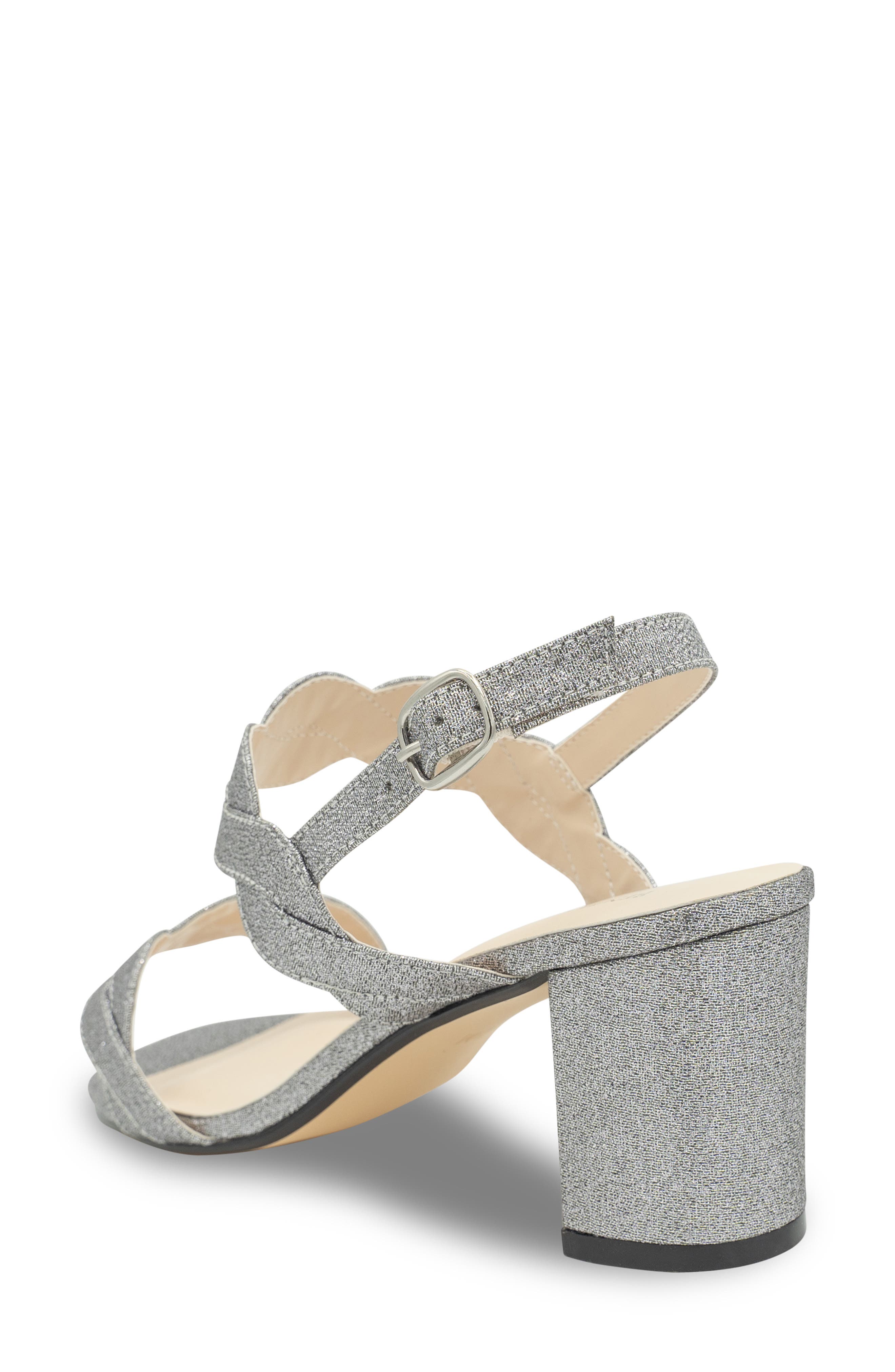 Touch Ups Champagne Ankle Strap Sandal, Alternate, color, Pewter