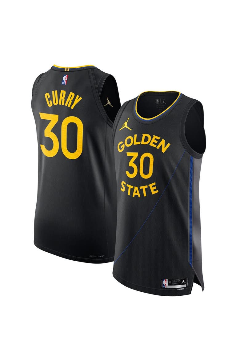 Men's Jordan Brand Stephen Curry Black Golden State Warriors 2024/25 Authentic Jersey - Statement Edition, Alternate, color, Black