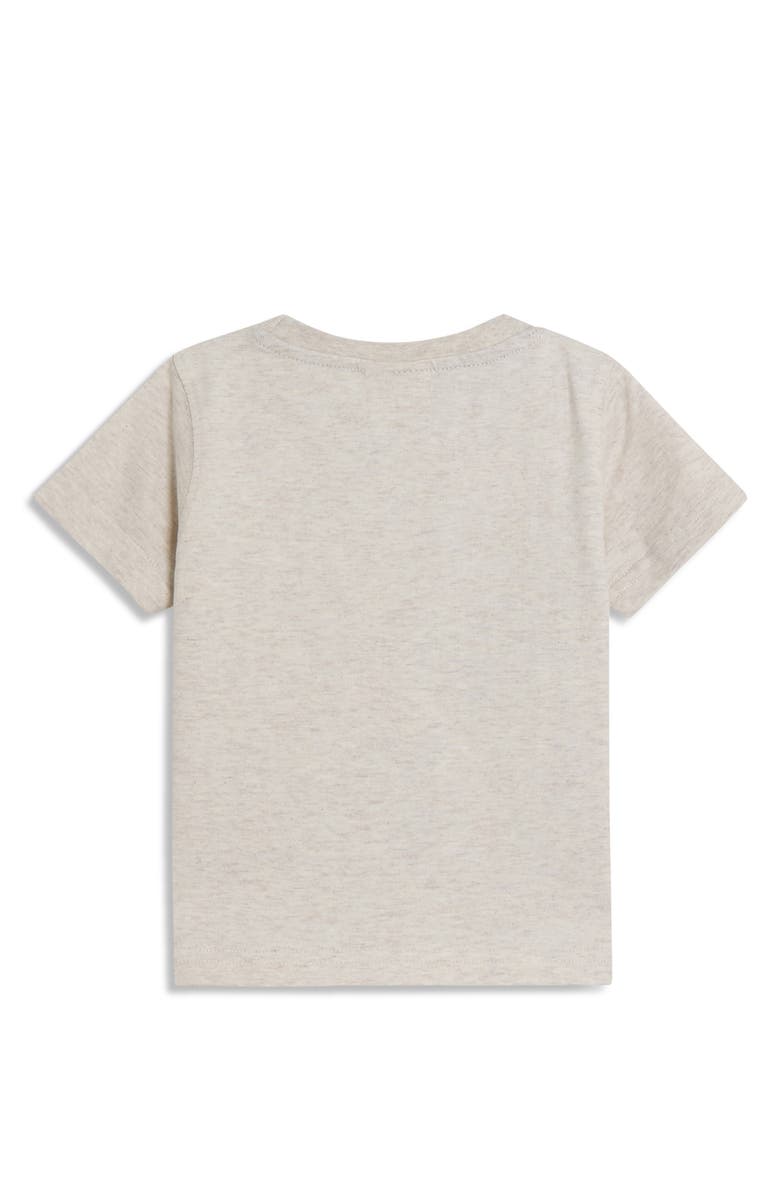 JOJO MAMAN BEBE Dinosaur Print Cotton T-Shirt & Shorts Set, Alternate, color, Natural